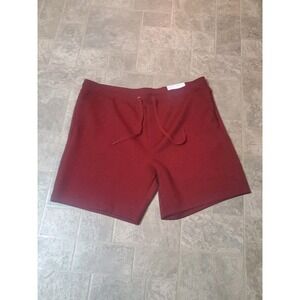 $44.95 NWT American Eagle Jogger Shorts Mens Size 2XL Red Active 24/7 Athletic